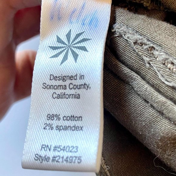 Athleta Olive Green Cargo Pants Size 8 - Picture 8 of 8